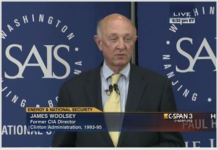 Former C.I.A. Director James Woolsey on Energy Security