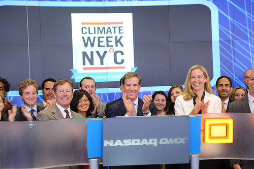 Event Recap – Gen. Cheney at NASDAQ for Climate Week NYC
