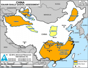 Possible Chinese Shale Basins