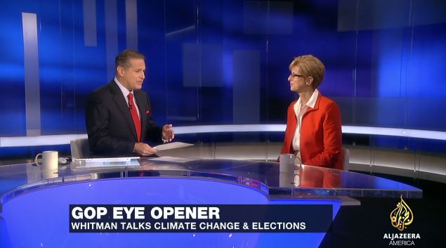 Whitman discusses GOP, Climate Change