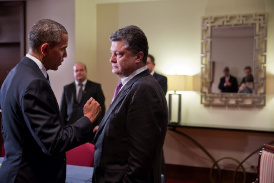 Obama Supports Poroshenko, Meets with Global Leaders at G7 Summit