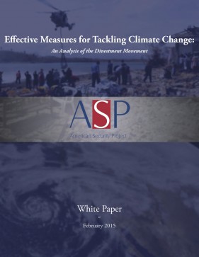 ASP Press Conference: Effective Measures for Tackling Climate Change: An Analysis of the Divestment Movement