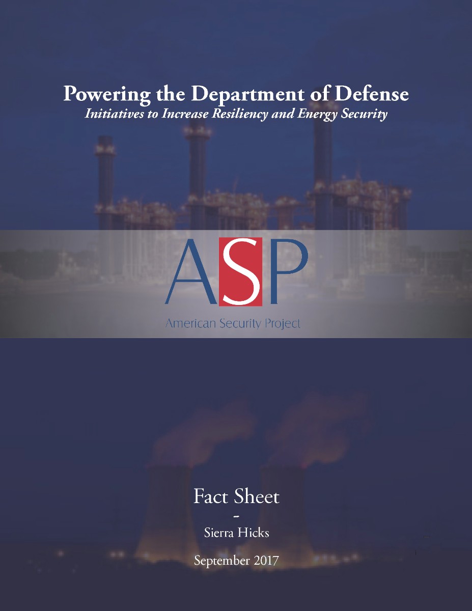 Fact Sheet: Powering the Department of Defense