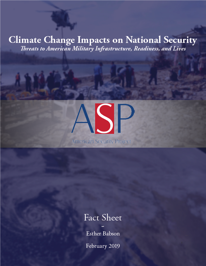 Factsheet: Climate Change Impacts on National Security