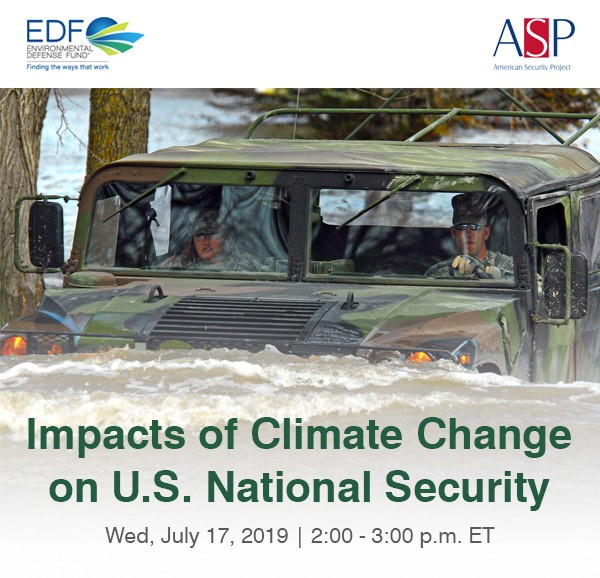 Webinar: Impacts of Climate Change on U.S. National Security