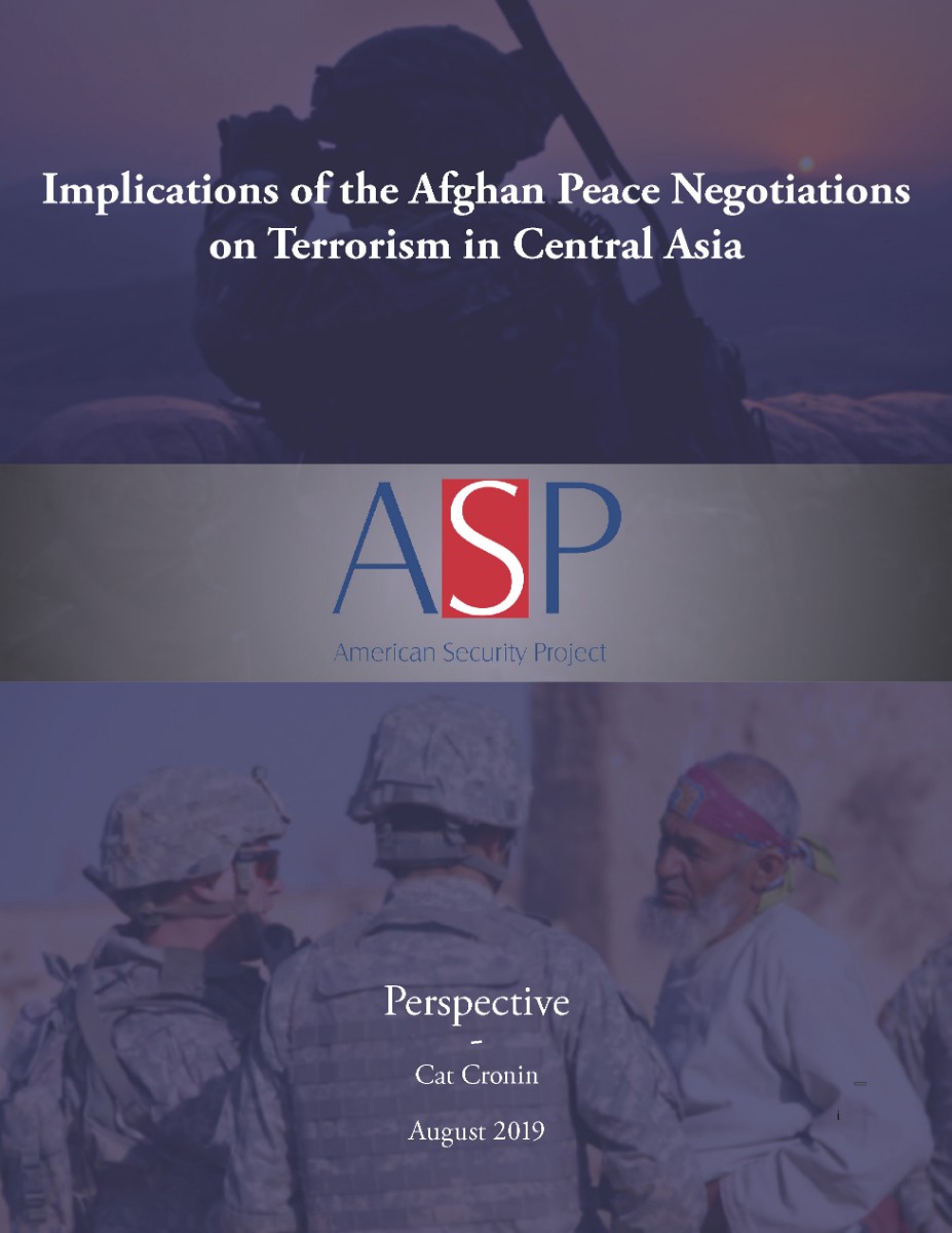 Perspective – Implications of the Afghan Peace Negotiations on Terrorism in Central Asia