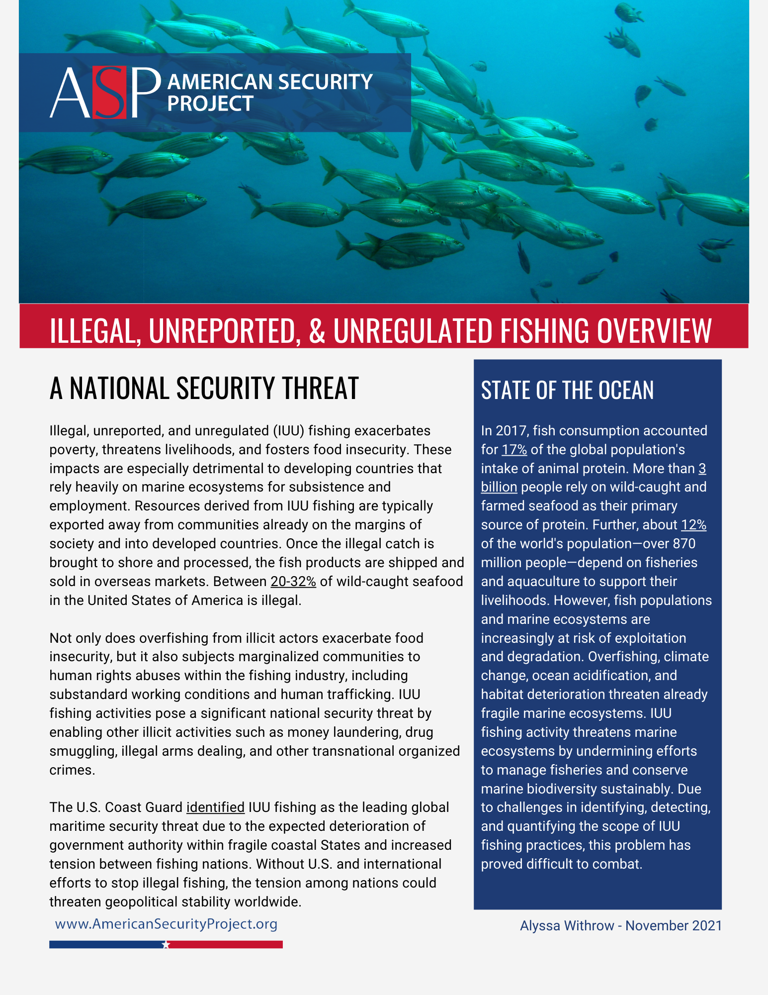 Briefing Note – Illegal, Unreported, and Unregulated Fishing Overview
