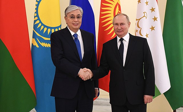 President Putin meeting with Tokayev. Credit: Presidential Executive Office of Russia