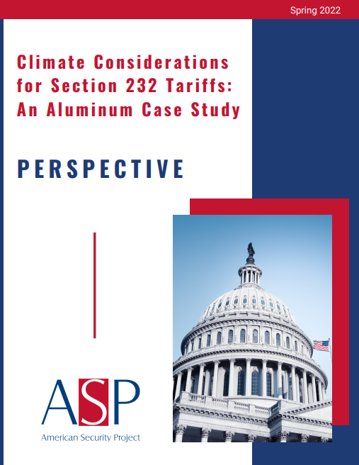 Perspective – Climate Considerations for Section 232 Tariffs: An Aluminum Case Study