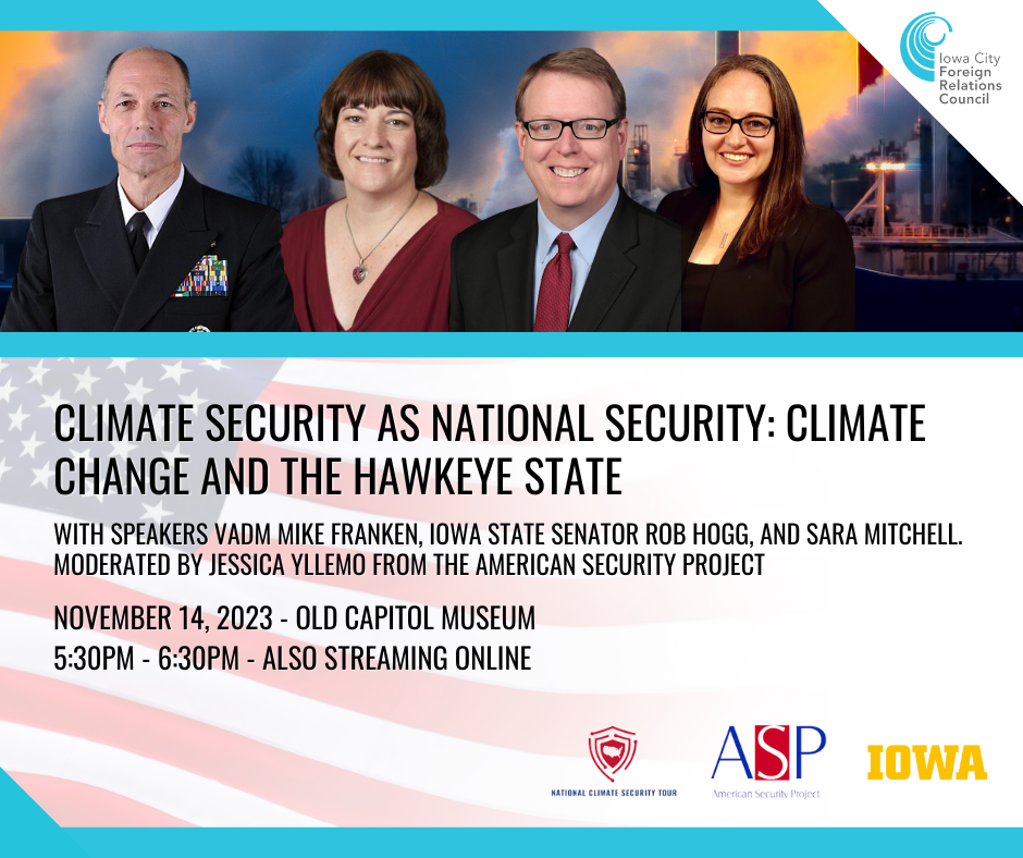 Climate Security as National Security: Climate Change and the Hawkeye State