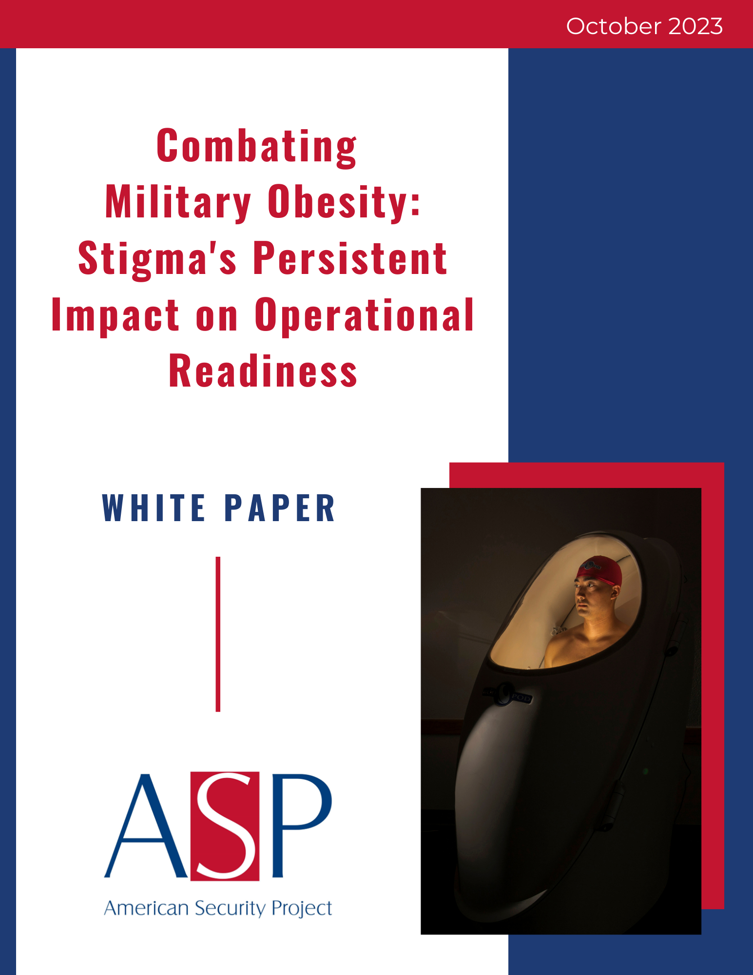 White Paper – Combating Military Obesity: Stigma’s Persistent Impact on Operational Readiness