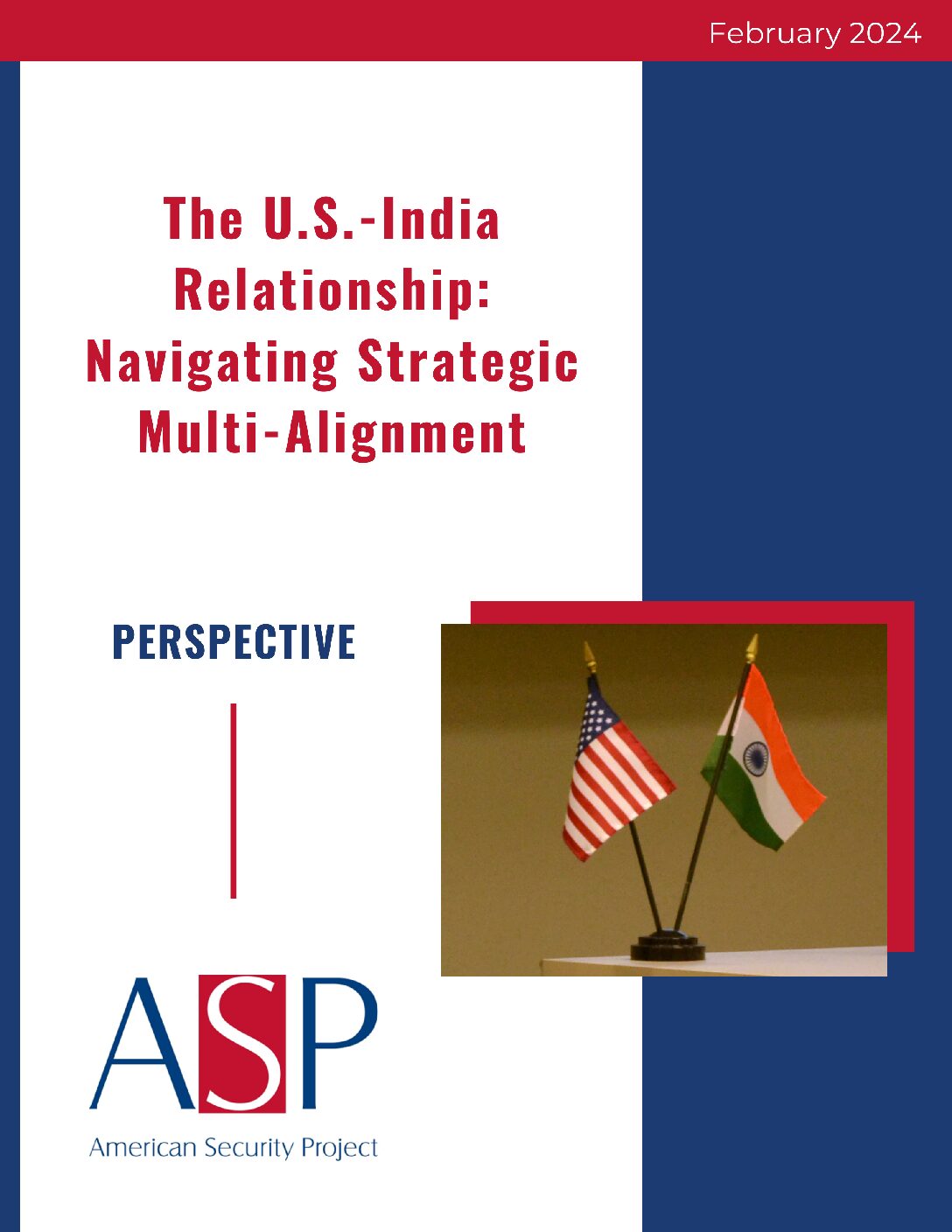 Perspective – The U.S.-India Relationship: Navigating Strategic Multi-Alignment